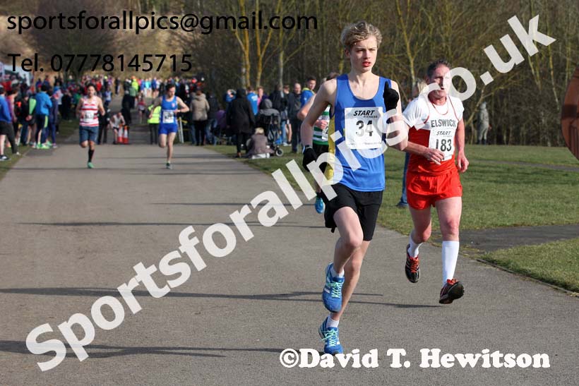 Senior mens 2018 Royal Signals NECAA Road Relays, Hetton. Photo: David T. Hewitson/Sports for All Pics